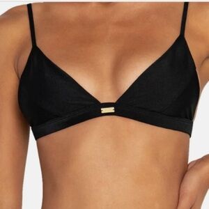 FAE SWIMWEAR LUNA NERO BIKINI TOP SIZE M